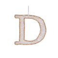 Sparkling Letter D - Holly And Ivy