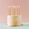 Spiral Cake Candles Gold (Pack Of 12)-Cake & Candle-iPantry-australia