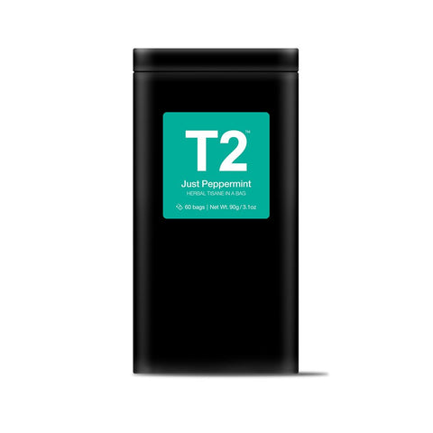 T2 Just Peppermint - Tin 60 Teabags - T2