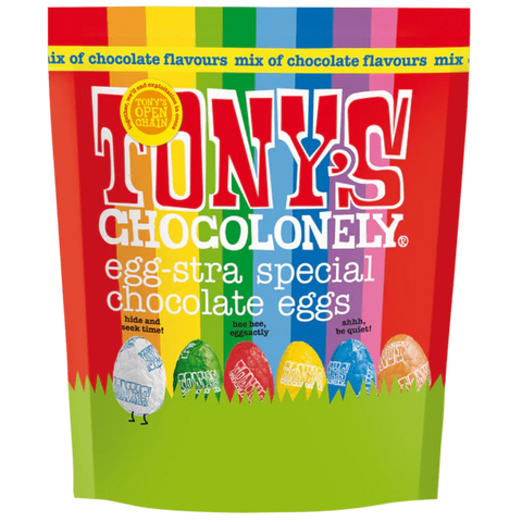 Tony's Chocolonely Easter Eggs Pouch Mixed 230g - Tony's Chocolonely