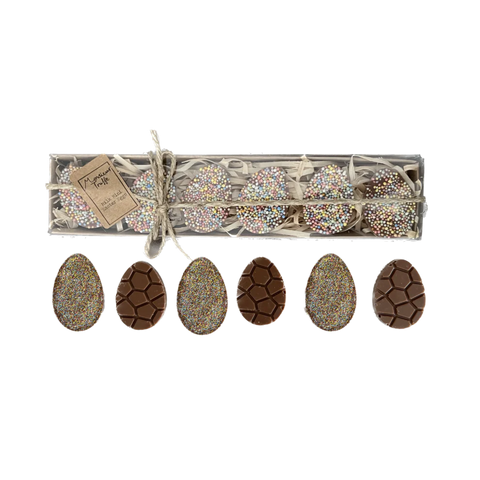 Monsieur Truffe Milk Chocolate Mini Freckle Eggs 6 Pack | 30g