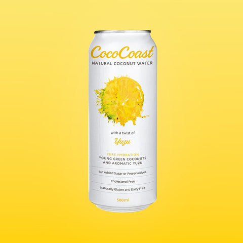 Yuzu Coconut Water 500ml - Coco Coast