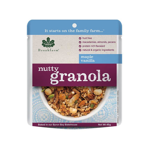 Brookfarm Maple Vanilla Nutty Granola | 45g